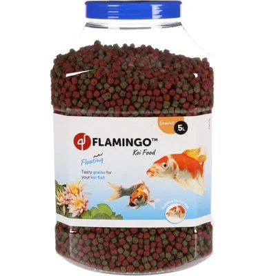 Flamingo - Nourriture pour Koï, 5 litres, poisson de bassin Flamingo - Nourriture pour Koï, 5 litres, poisson de bassin