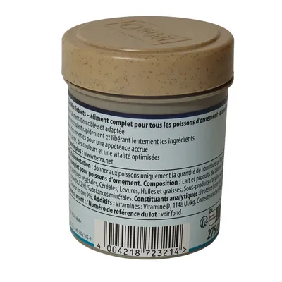 Tetra - TabiMin alimentation pour poissons de fond 275 comprimés