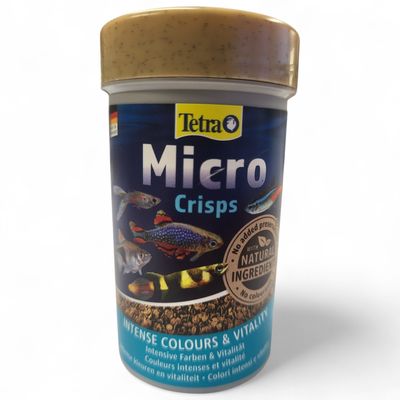 Micro crips aliment complet pour petit poisson tropicaux 39g/100ml