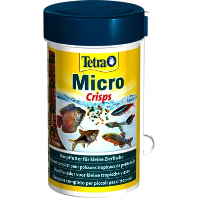 Tetra - Micro crips aliment complet pour petit poisson tropicaux 39g/100ml Tetra - Micro crips aliment complet pour petit poisson tropicaux 39g/100ml