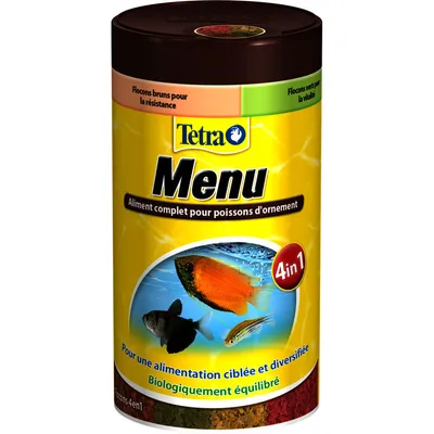Tetra - Menu alimentation pour poissons d'ornement 25g/100ml