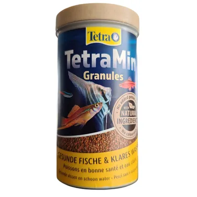 Tetra - Min Granules alimentation pour poissons d'ornement 200g/500 ml