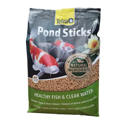 Pond sticks 25 Litres pour poissons de bassin 3 kg