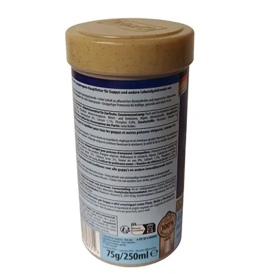 Tetra - Guppy mini flocons 75g - 250 ml Aliment pour les Guppies, platys, m