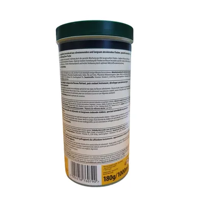 Pond Flakes pot de 1 Litre, 180 g aliment flottant pour poissons