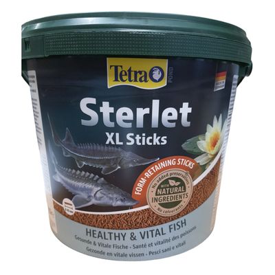 Nourriture en sticks Tetra Pond Sterlet pour esturgeons de bassin - seau 5