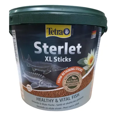 Nourriture en sticks Tetra Pond Sterlet pour esturgeons de bassin - seau 5