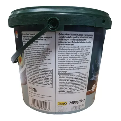 Nourriture en sticks Tetra Pond Sterlet pour esturgeons de bassin - seau 5