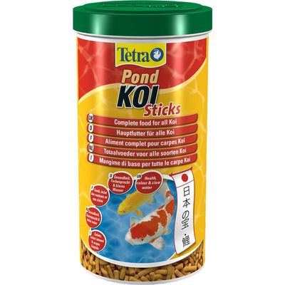 Aliment complet flottant Koï stick  1 litre , 140 g pour carpes koï de bass