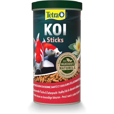 Tetra - Aliment complet flottant Koï stick  1 litre , 140 g pour carpes koï