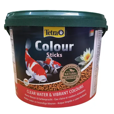 Tetra - Pond Sticks colour 8-12 mm, seau 10 litres 1.9 kg, TETRA pour poiss