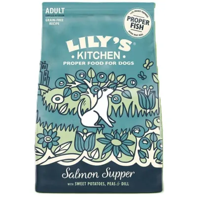 Lily's Kitchen - Croquettes  2.5 kg festin de saumon  pour chien Lily's Kit Lily's Kitchen - Croquettes  2.5 kg festin de saumon  pour chien Lily's Kit