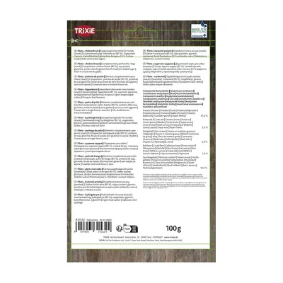 Trixie - Un sachet friandise chien a la poitrine de poulet 100 g