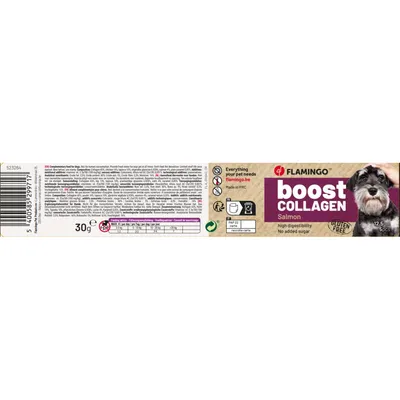 Flamingo - Friandises Boost Bâton avec Saumon & Collagène 35 g pour chien