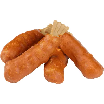 Flamingo - Friandises Fast Food Scampi avec poulet 120 g pour chien