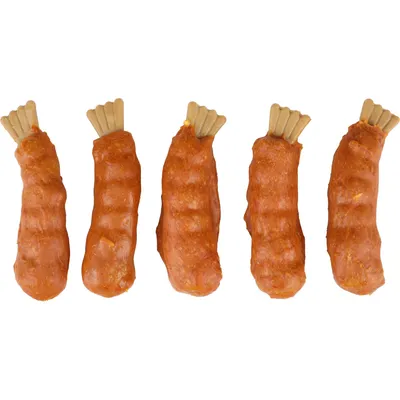 Flamingo - Friandises Fast Food Scampi avec poulet 120 g pour chien
