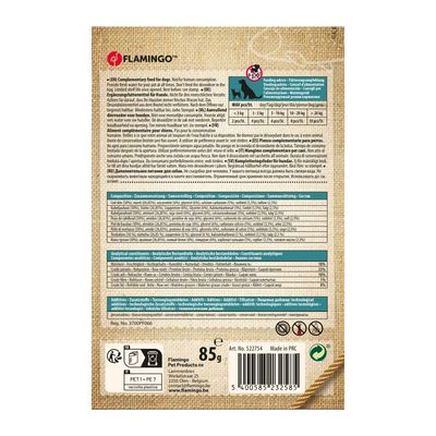Friandises Os de calcium avec peau de poisson 85 g pour chien