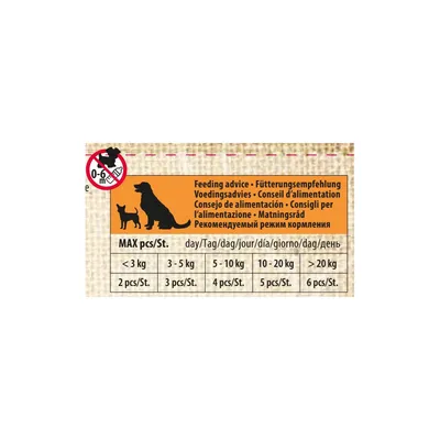 Friandise filet de poitrine de  poulet séché Hapki BBQ pour chien 170 g san