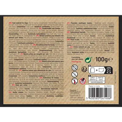 Flamingo - Friandise poisson séché 100 g  pour chien