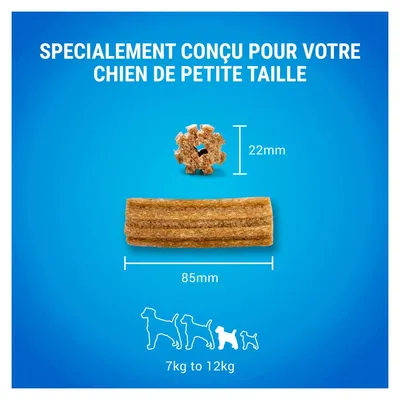 Purina - 21 Bâtonnets à mâcher pour Petit Chien (7-12kg) DENTALIFE