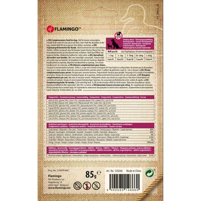 Flamingo - Friandise tranche de canard  Hapki pour chien 85 g sans gluten