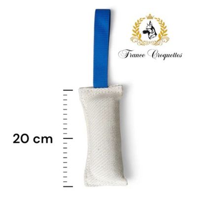 France Croquettes Boudin de jeu et de dressage pour chien 20 cm 1 poignée