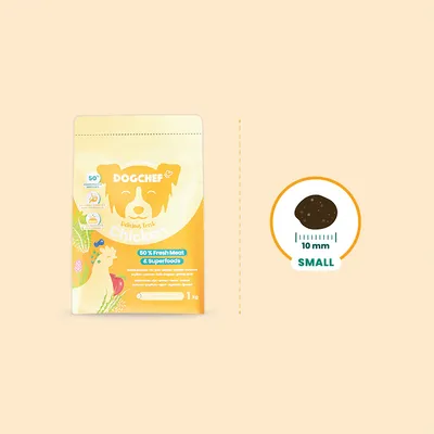 Dog Chef Croquettes Naturelles au Poulet Frais pour chien