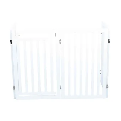 TRIXIE Portail pour chiens 60-160 cm Blanc 39363