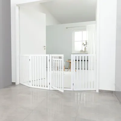 TRIXIE Portail pour chiens 60-160 cm Blanc 39363 TRIXIE Portail pour chiens 60-160 cm Blanc 39363