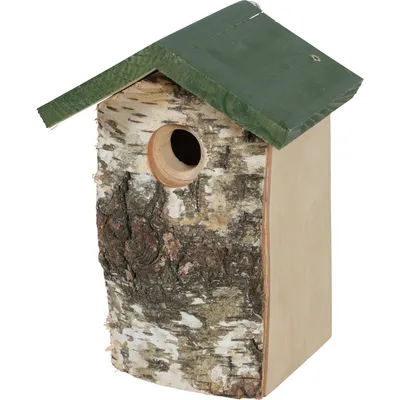 Nichoir en bois massif entrée ø32 mm pour oiseaux moineaux