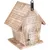 Flamingo - Nichoir pour oiseaux GIO en bois 19 x 15 x 23 cm blanc /brun