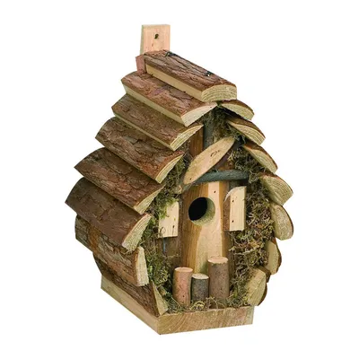 animallparadise - Nichoir CORTESA RONDO,18 x 14.5 x 24 cm pour oiseaux, boi