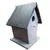 animallparadise - Nichoir pour oiseaux 18.5 x 15 x 23 cm en bois gris / noi