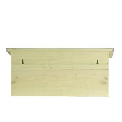 animallparadise - Appartement pour moineaux, horizontal, en bois pin, zinc,