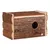 animallparadise - Nichoir en bois pour perruches 21 × 13 × 12 cm - ø 3,8 cm