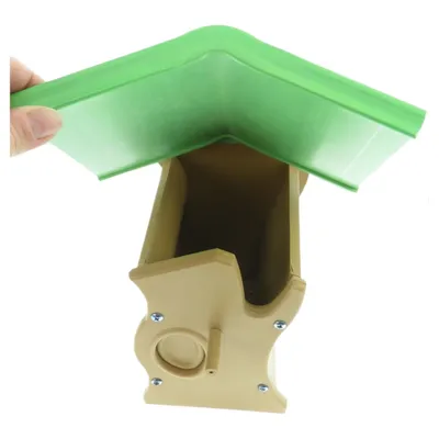 animallparadise - Nichoir en bois composite, brun vert, pour oiseaux