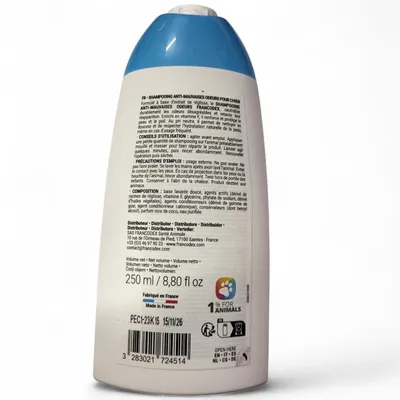 Shampooing 250 ml anti-mauvaises odeurs pour chien Shampooing 250 ml anti-mauvaises odeurs pour chien