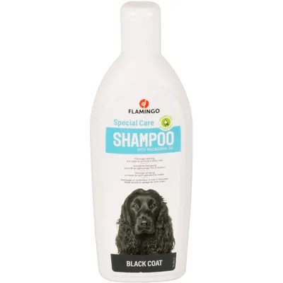 Flamingo - Shampoing spécial pelage foncé 300 ml pour chien