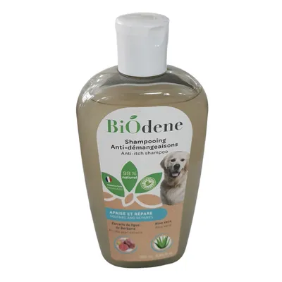 Francodex - Shampooing Anti-démangeaisons 250 ml Biodene Pour Chiens Francodex - Shampooing Anti-démangeaisons 250 ml Biodene Pour Chiens