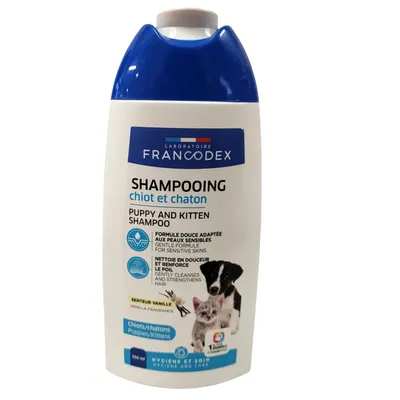 Shampooing 250ml Spécial Chiot et chaton Shampooing 250ml Spécial Chiot et chaton