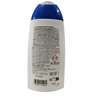 Shampooing 250ml Spécial Chiot et chaton Shampooing 250ml Spécial Chiot et chaton
