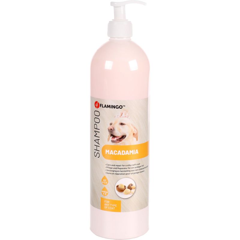 Flamingo - Shampoing 1L Macadamia pour chien