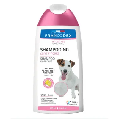Francodex - Shampooing Sans Rinçage 250ml pour chien