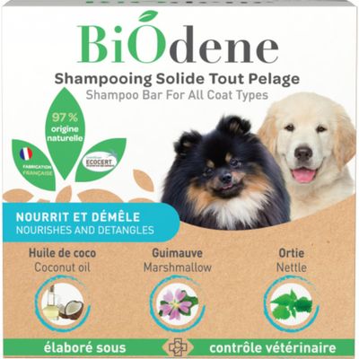 Shampooing solide 92 g tout pelage pour chien