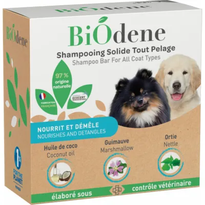 Shampooing solide 92 g tout pelage pour chien