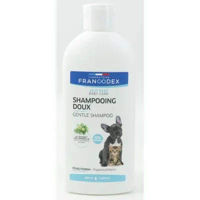 Francodex - Shampooing Doux  200 ml Pour Chiots et Chatons