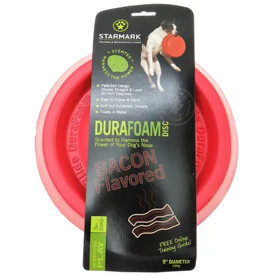 Disque volant STARMARK bacon ø 21.5 cm, pour chien