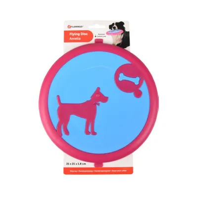 Flamingo - Disque Volant AMELIA ø 22 cm jouet pour chien