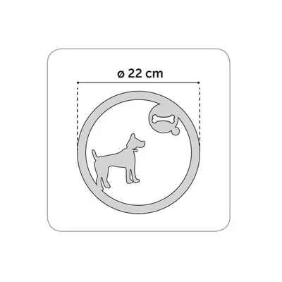 Disque Volant AMELIA ø 22 cm jouet pour chien