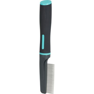 Peigne fin 21 cm,  40 dents pour chiens.